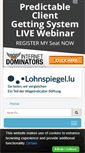 Mobile Screenshot of lohnspiegel.lu